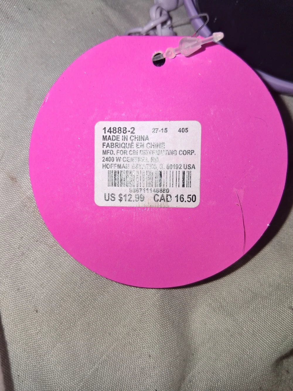 Claire's Lavender Rhinestone Foldable Brush & Compact Mirror with Unicorn Charms